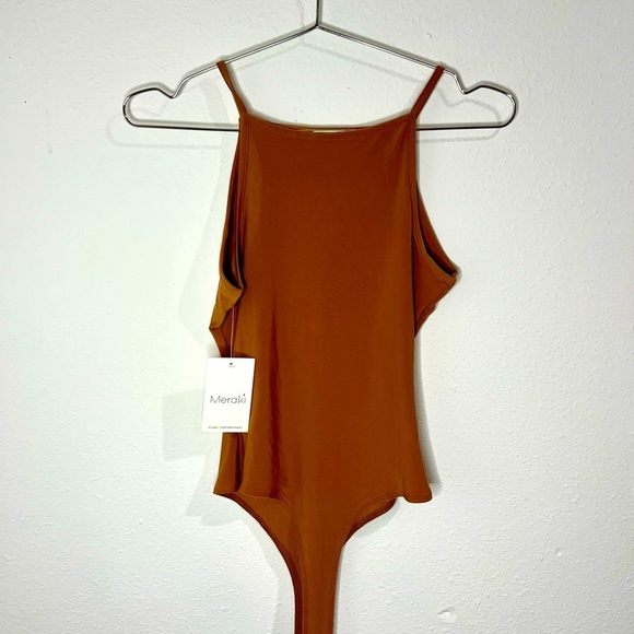 🆕 Meraki Mocha Colored Body Suit - Picture 1 of 10